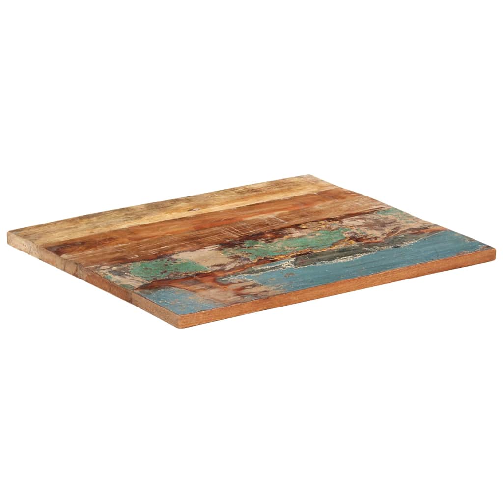 Dessus de table rectangulaire 60x70 cm 25-27 mm Bois récupéré - XIOS