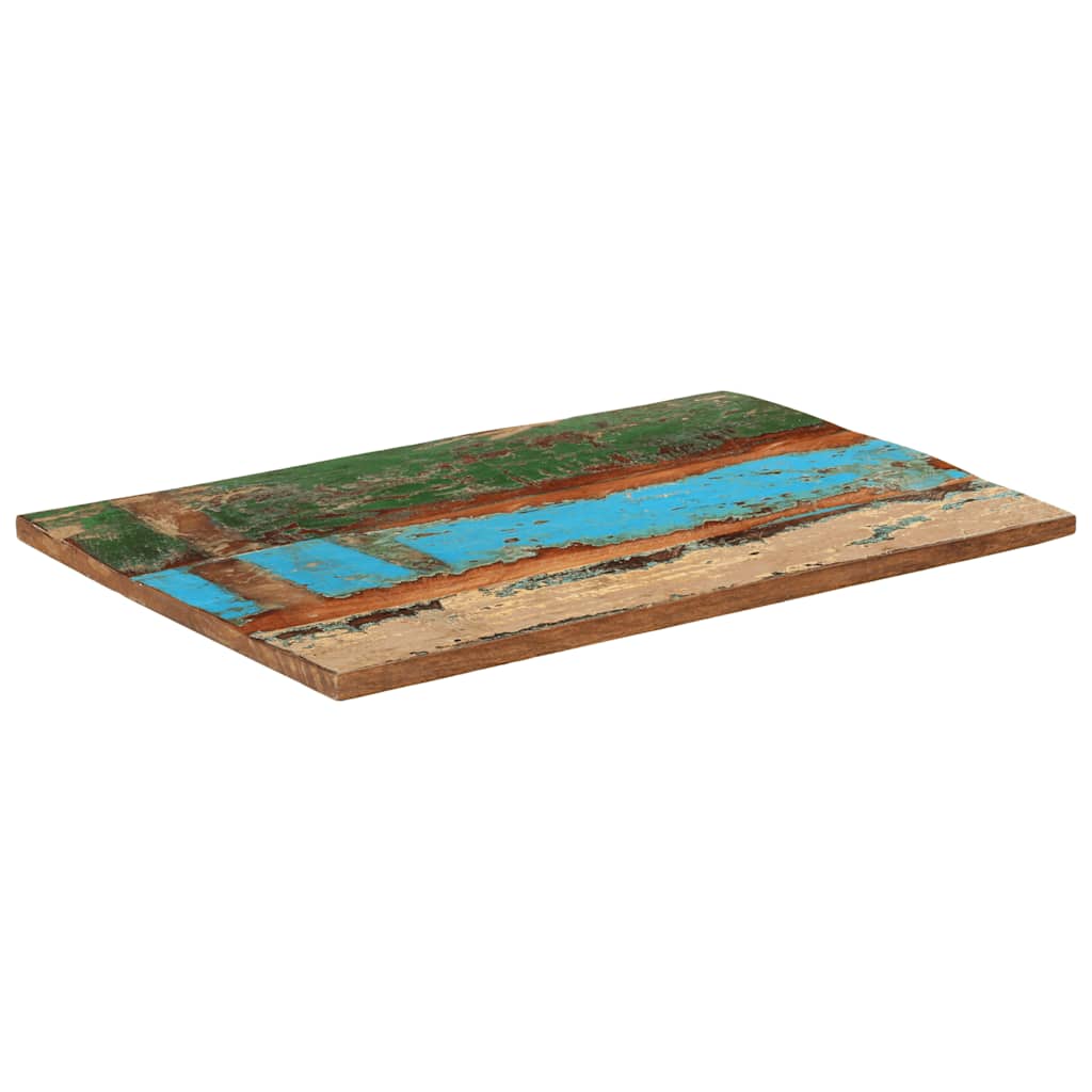 Dessus de table rectangulaire 60x90 cm 25-27 mm Bois récupéré - XIOS