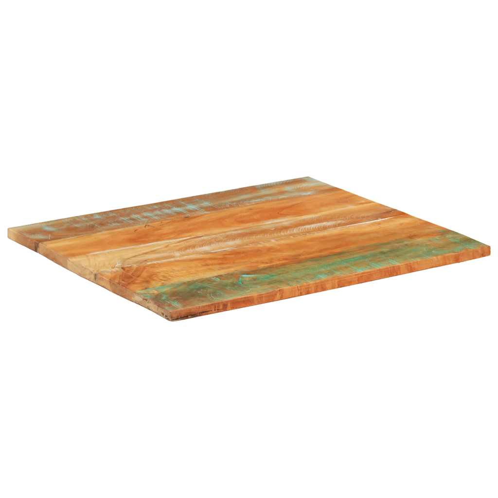 Dessus de table rectangulaire 70x80 cm 25-27 mm Bois récupéré - XIOS