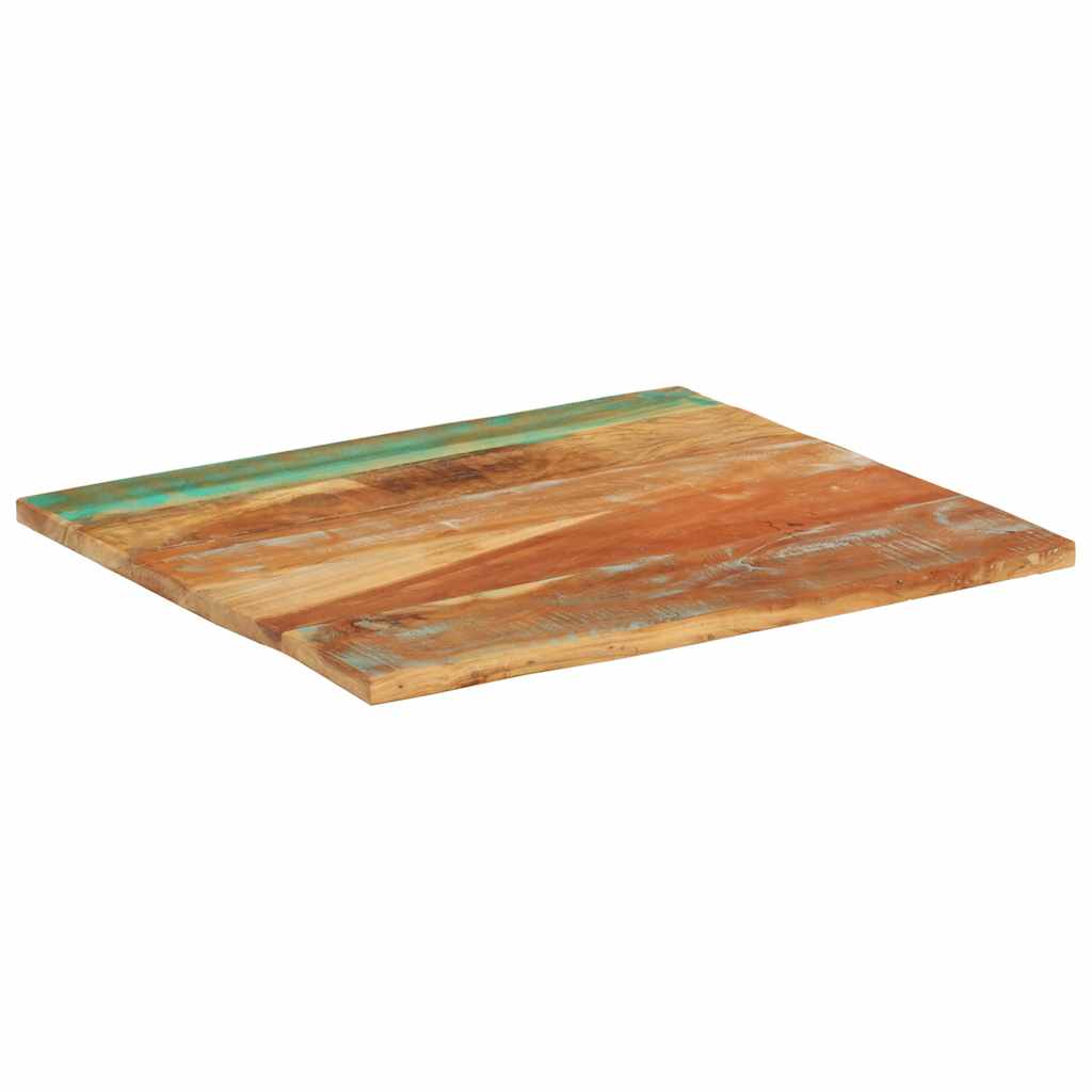 Dessus de table rectangulaire 70x80 cm 25-27 mm Bois récupéré - XIOS