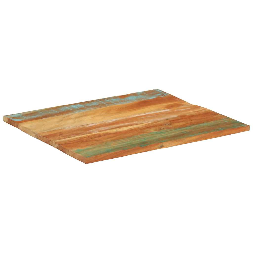 Dessus de table rectangulaire 70x80 cm 25-27 mm Bois récupéré - XIOS