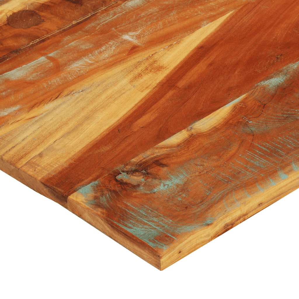 Dessus de table rectangulaire 70x80 cm 25-27 mm Bois récupéré - XIOS