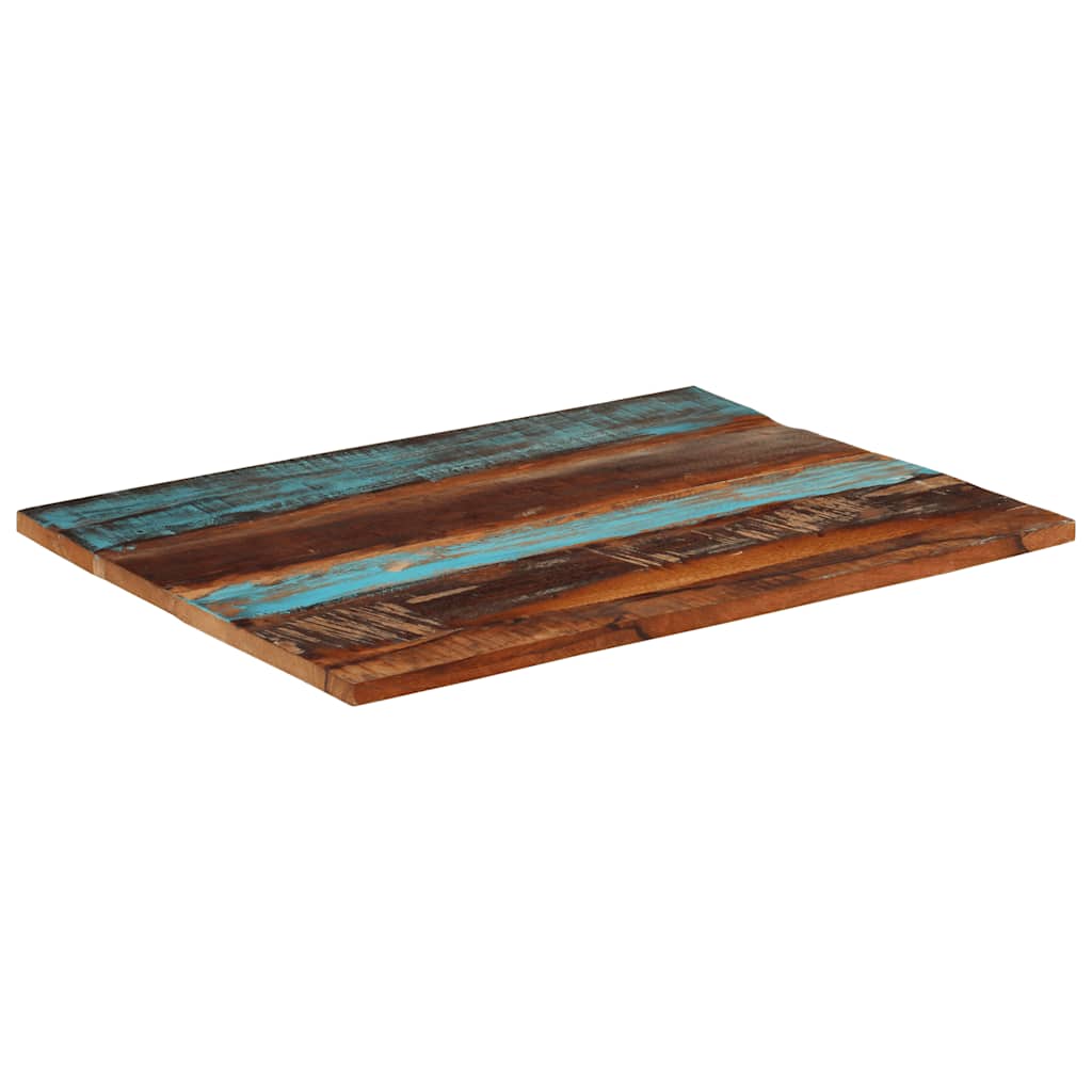 Dessus de table rectangulaire 70x90 cm 25-27 mm Bois récupéré - XIOS