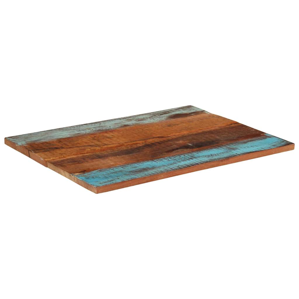 Dessus de table rectangulaire 70x90 cm 25-27 mm Bois récupéré - XIOS