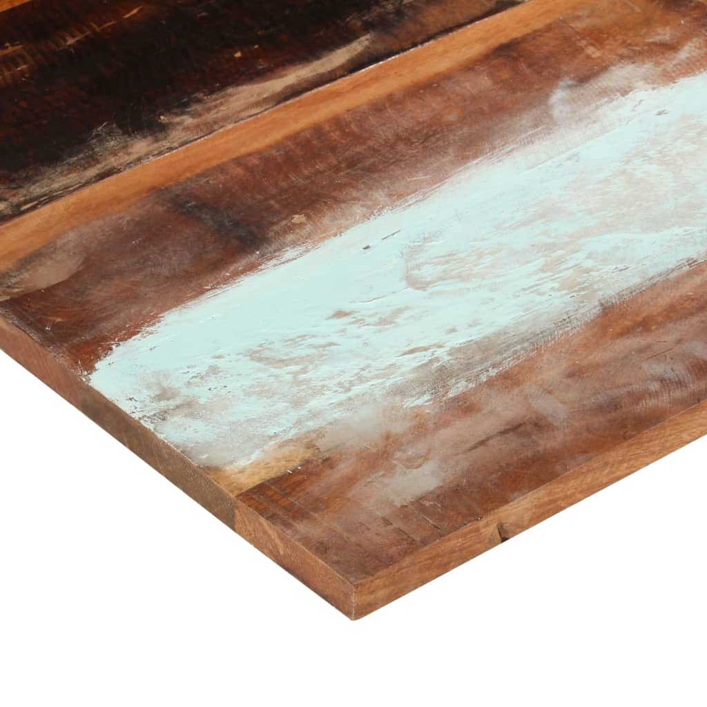 Dessus de table carré 80x80 cm 25-27 mm Bois de récupération - XIOS