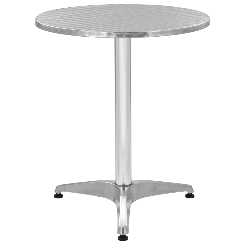 Ensemble à manger d'extérieur 5 pcs Aluminium Argenté - XIOS