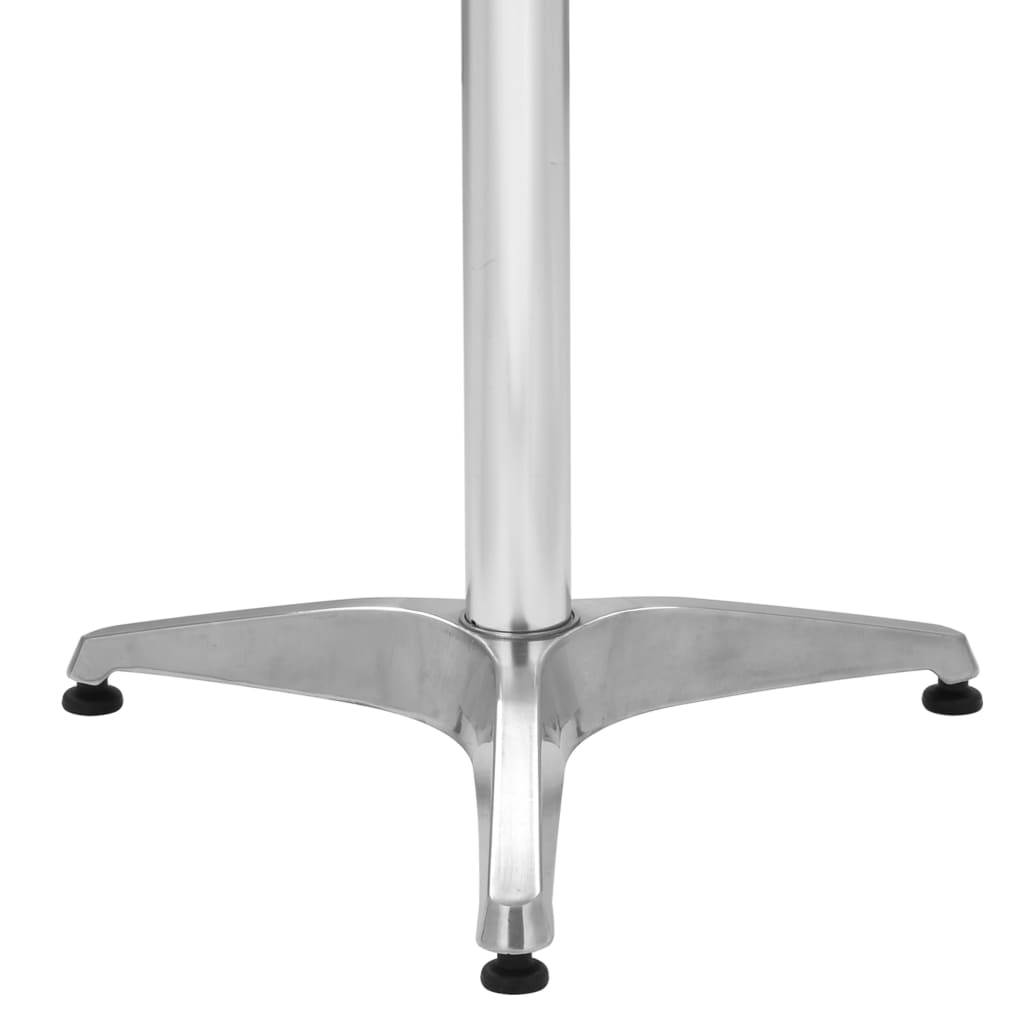 Ensemble à manger d'extérieur 5 pcs Aluminium Argenté - XIOS