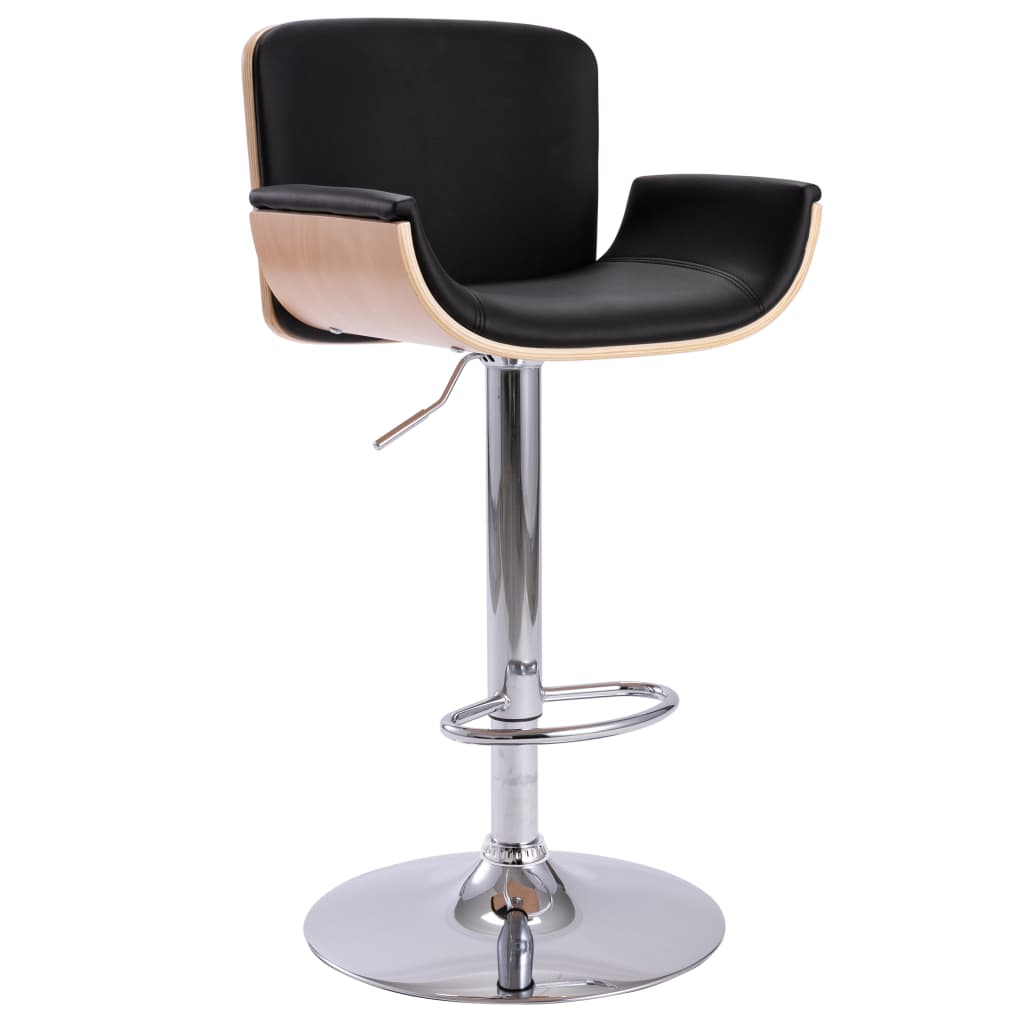 Tabouret de bar Noir Similicuir Tabourets de bar vidaXL