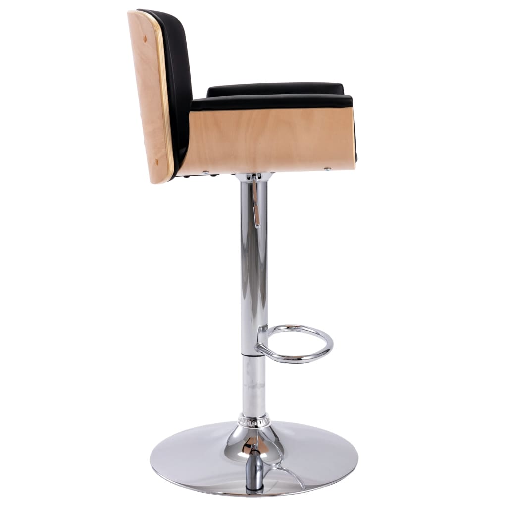 Tabouret de bar Noir Similicuir - XIOS