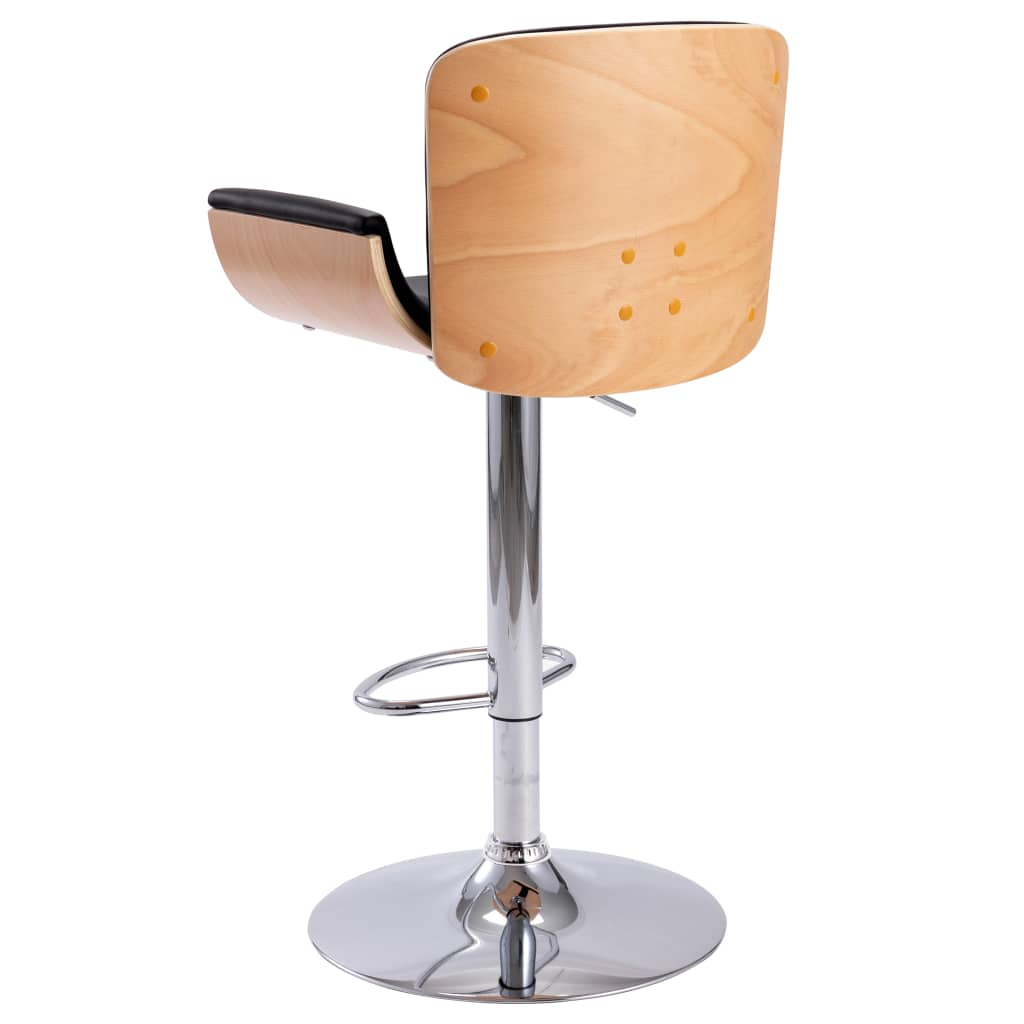 Tabouret de bar Noir Similicuir - XIOS