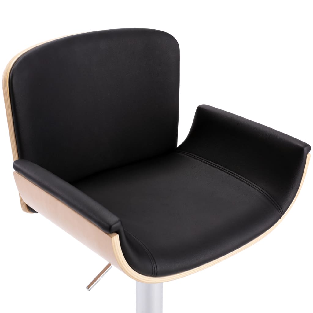 Tabouret de bar Noir Similicuir - XIOS