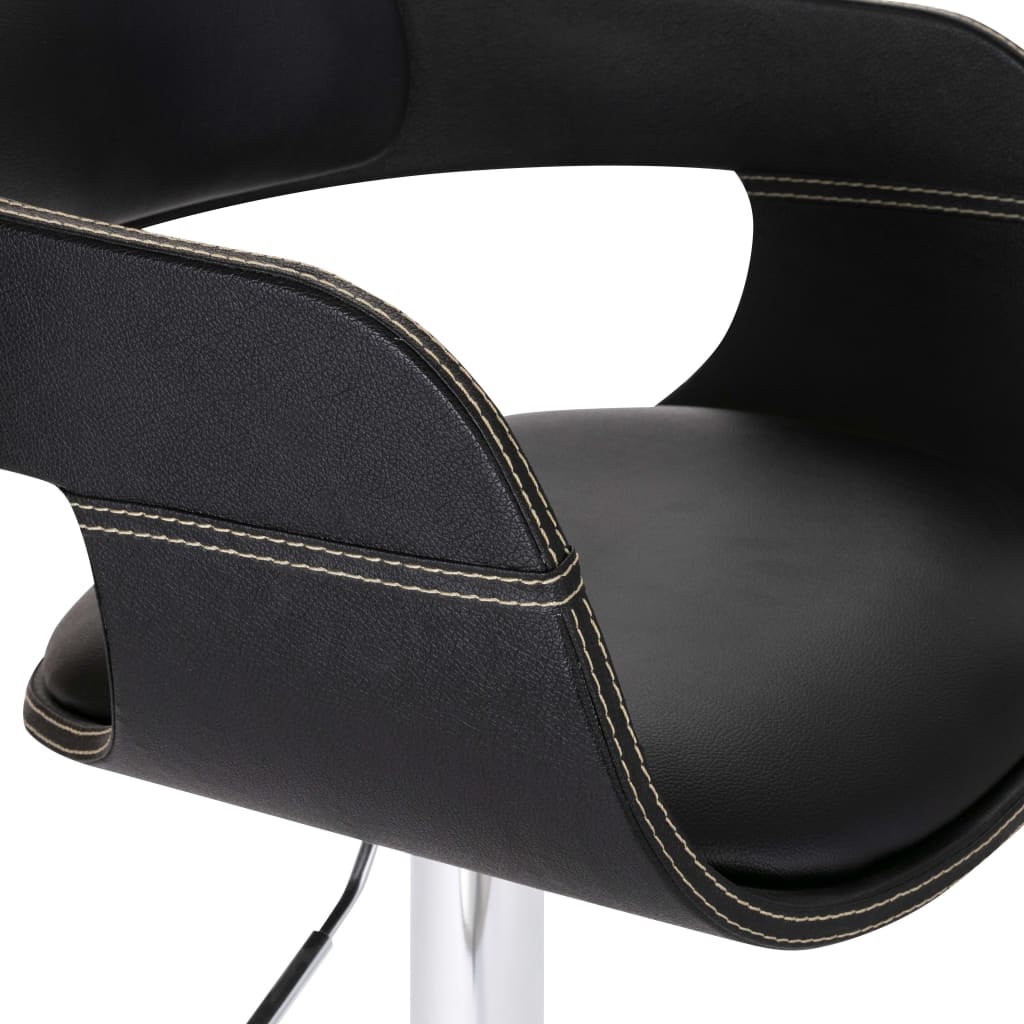 Tabouret de bar Noir Similicuir - XIOS
