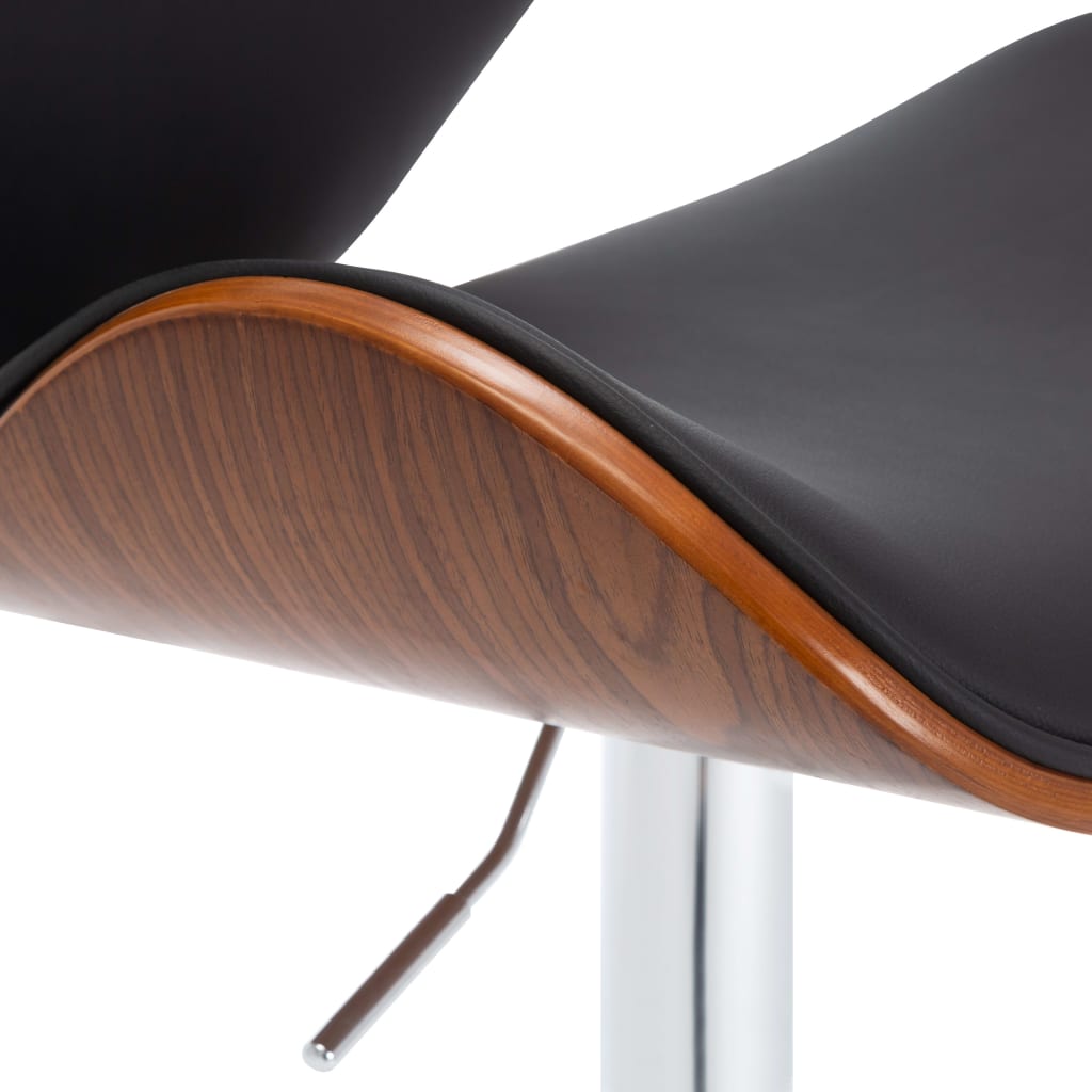 Tabouret de bar Noir Similicuir - XIOS