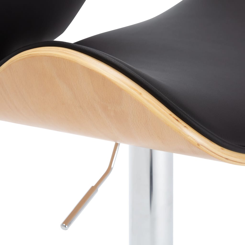 Tabouret de bar Noir Similicuir - XIOS