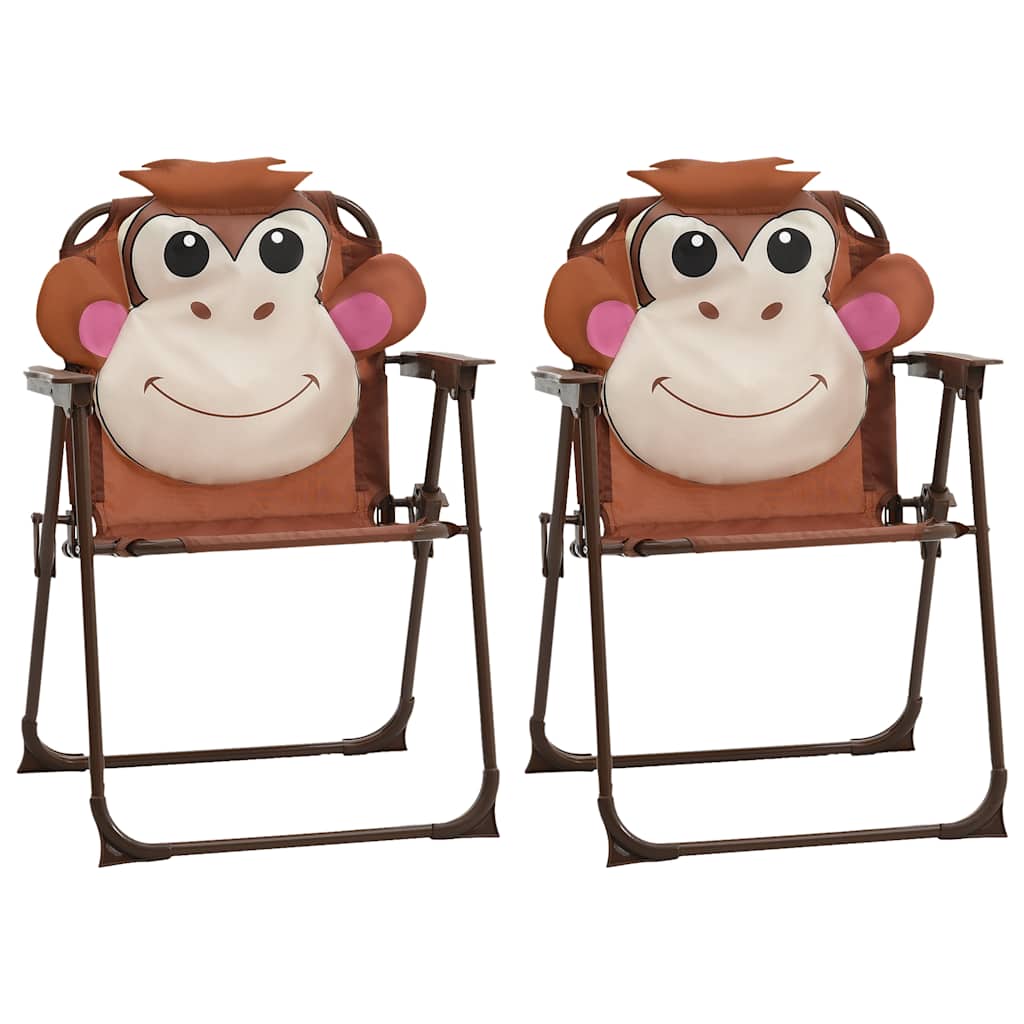 Ensemble de bistro avec parasol pour enfants 3 pcs Marron - XIOS