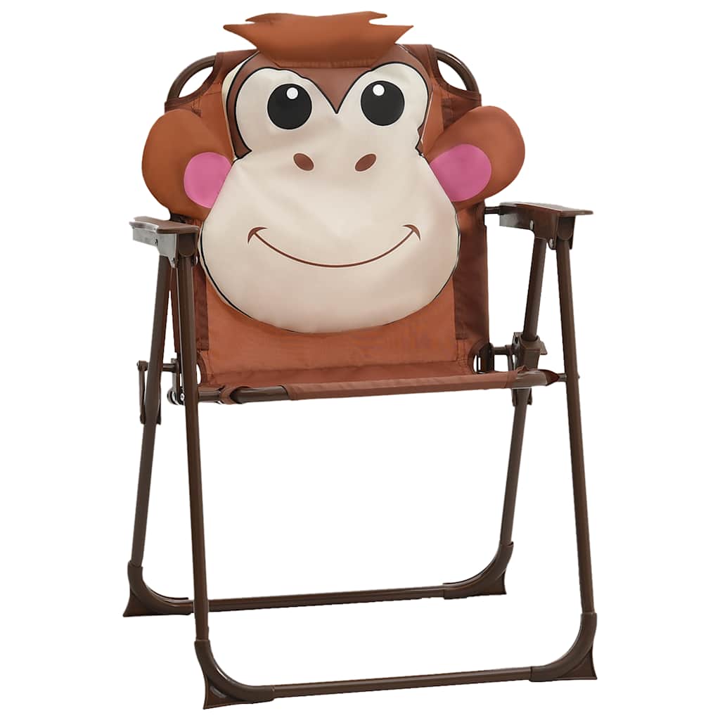 Ensemble de bistro avec parasol pour enfants 3 pcs Marron - XIOS