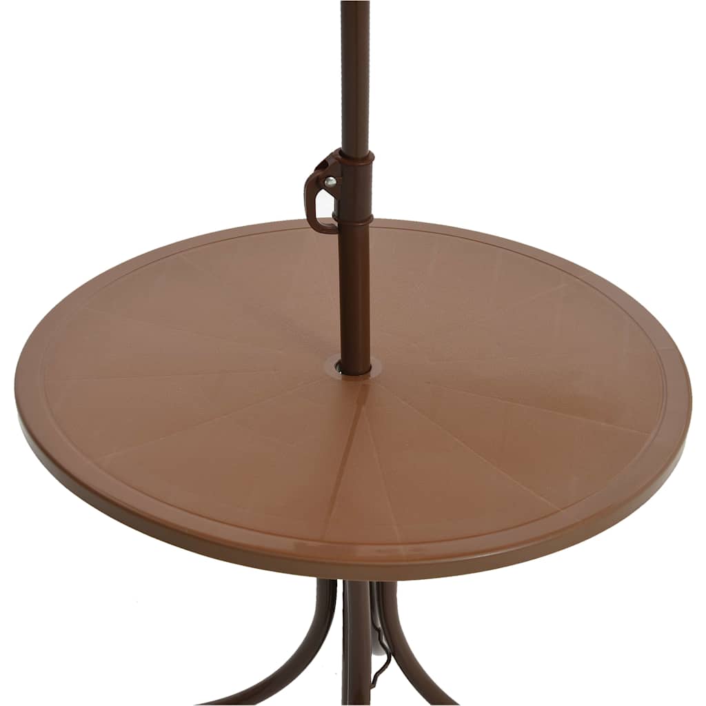 Ensemble de bistro avec parasol pour enfants 3 pcs Marron - XIOS