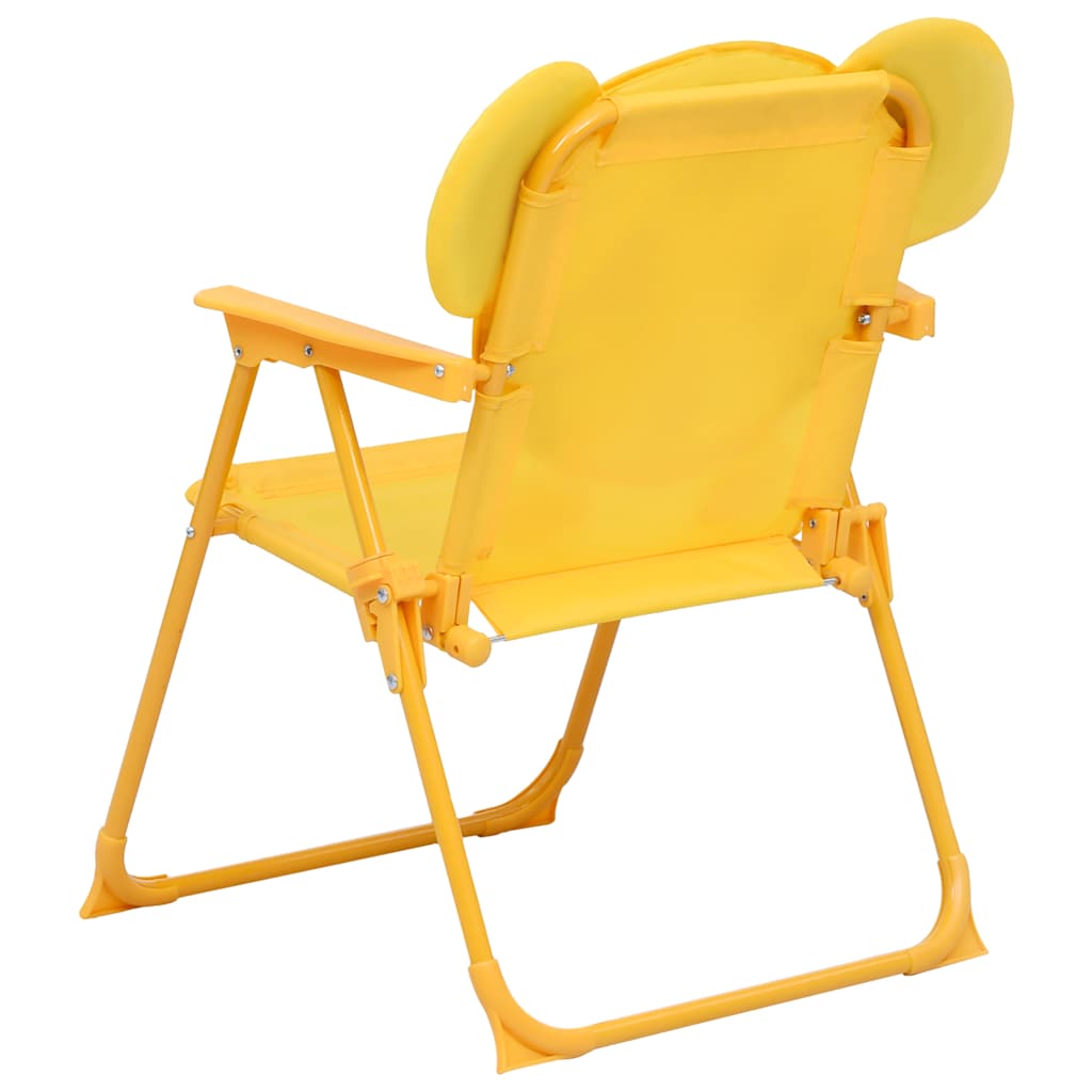 Ensemble de bistro avec parasol pour enfants 3 pcs Jaune - XIOS