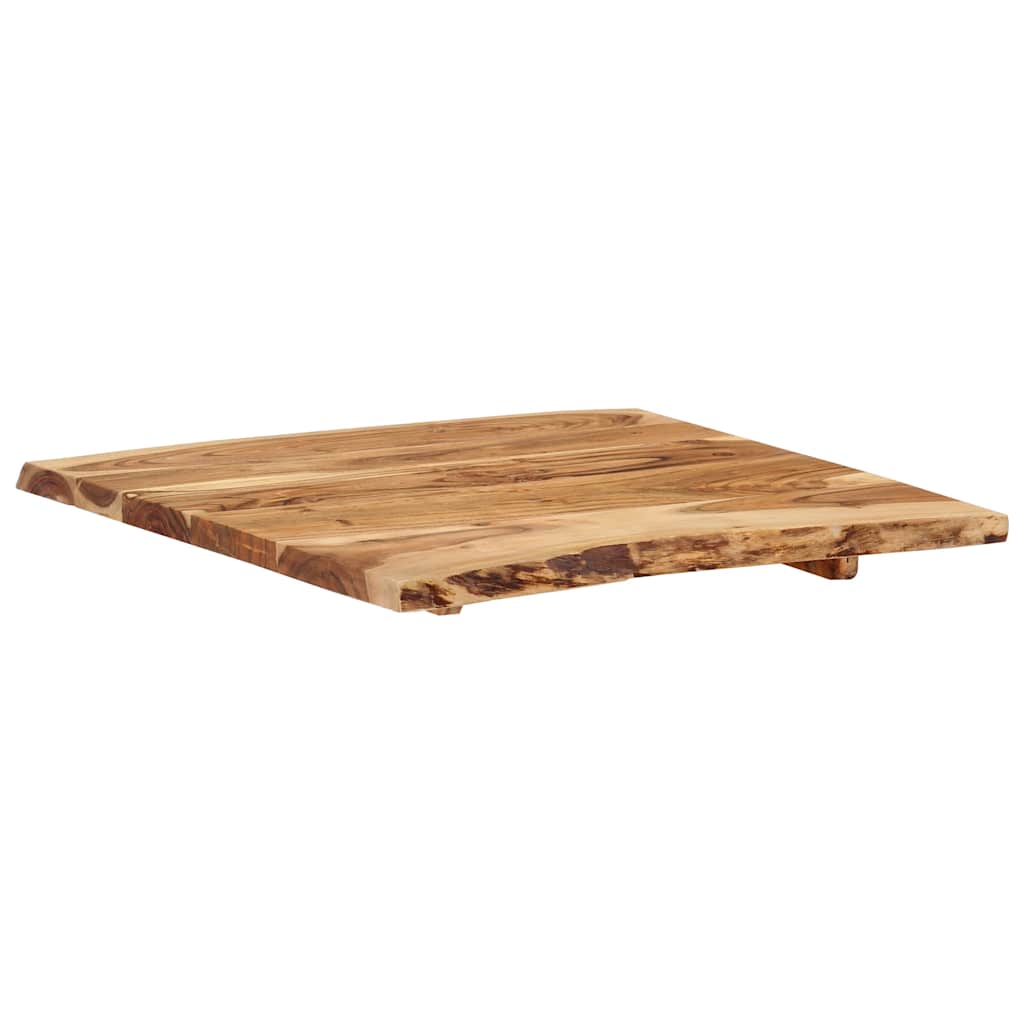 Dessus de table Bois d'acacia massif 58x(50-60)x2,5 cm - XIOS