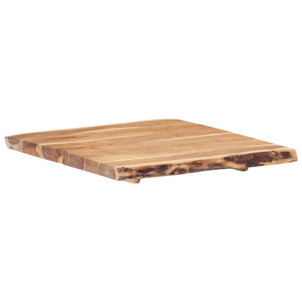 Dessus de table Bois d'acacia massif 58x(50-60)x3,8 cm - XIOS