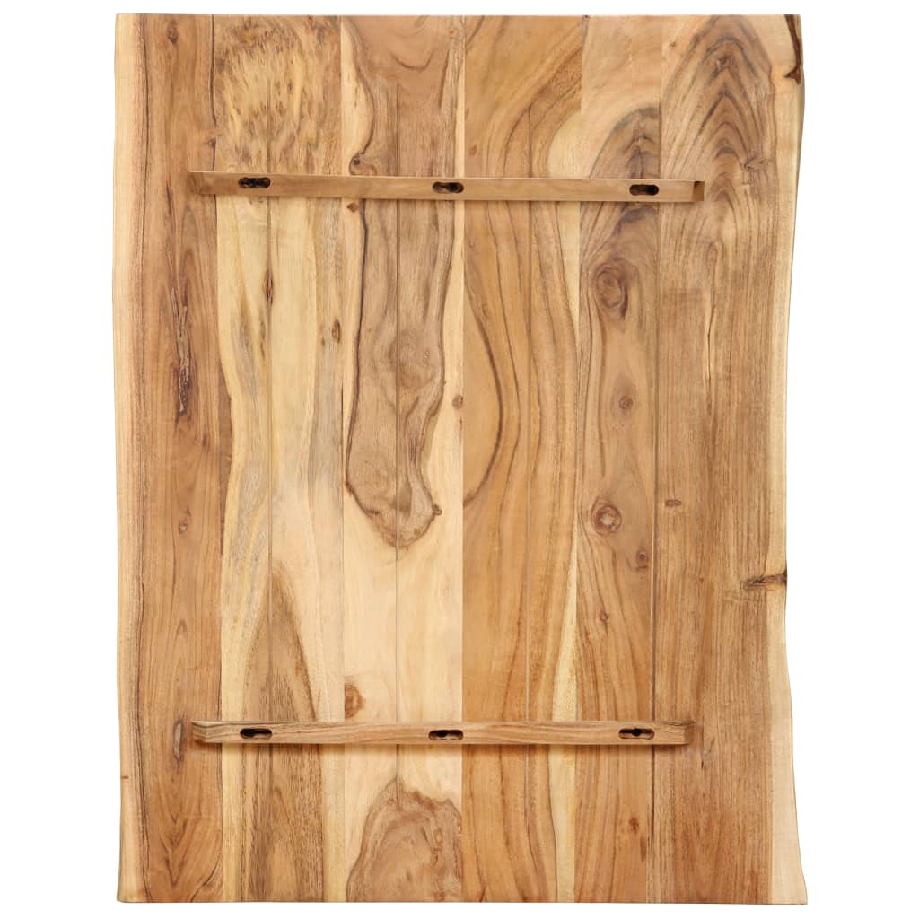 Dessus de table Bois d'acacia massif 80x(50-60)x2,5 cm - XIOS