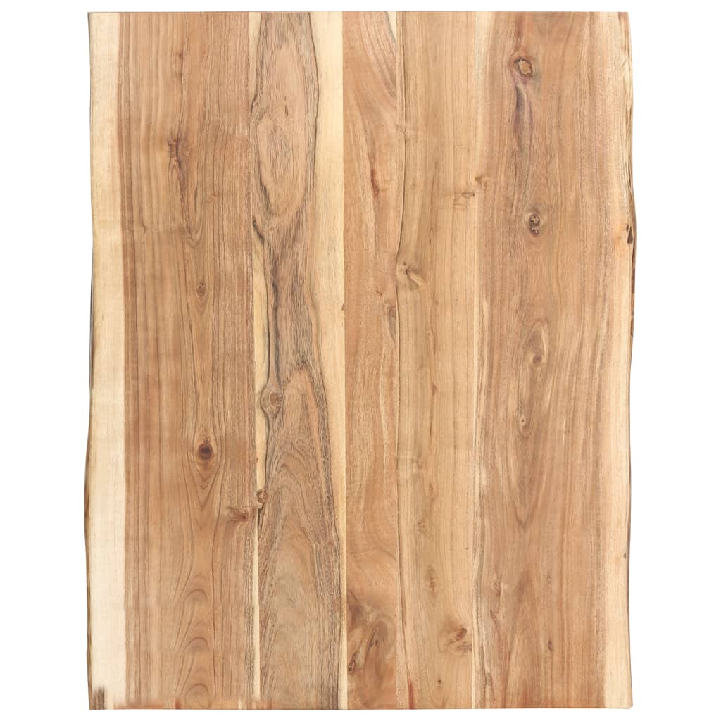 Dessus de table Bois d'acacia massif 80x(50-60)x3,8 cm - XIOS