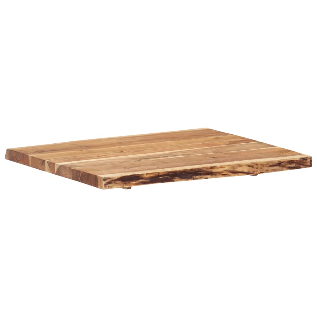 Dessus de table Bois d'acacia massif 80x(50-60)x3,8 cm - XIOS