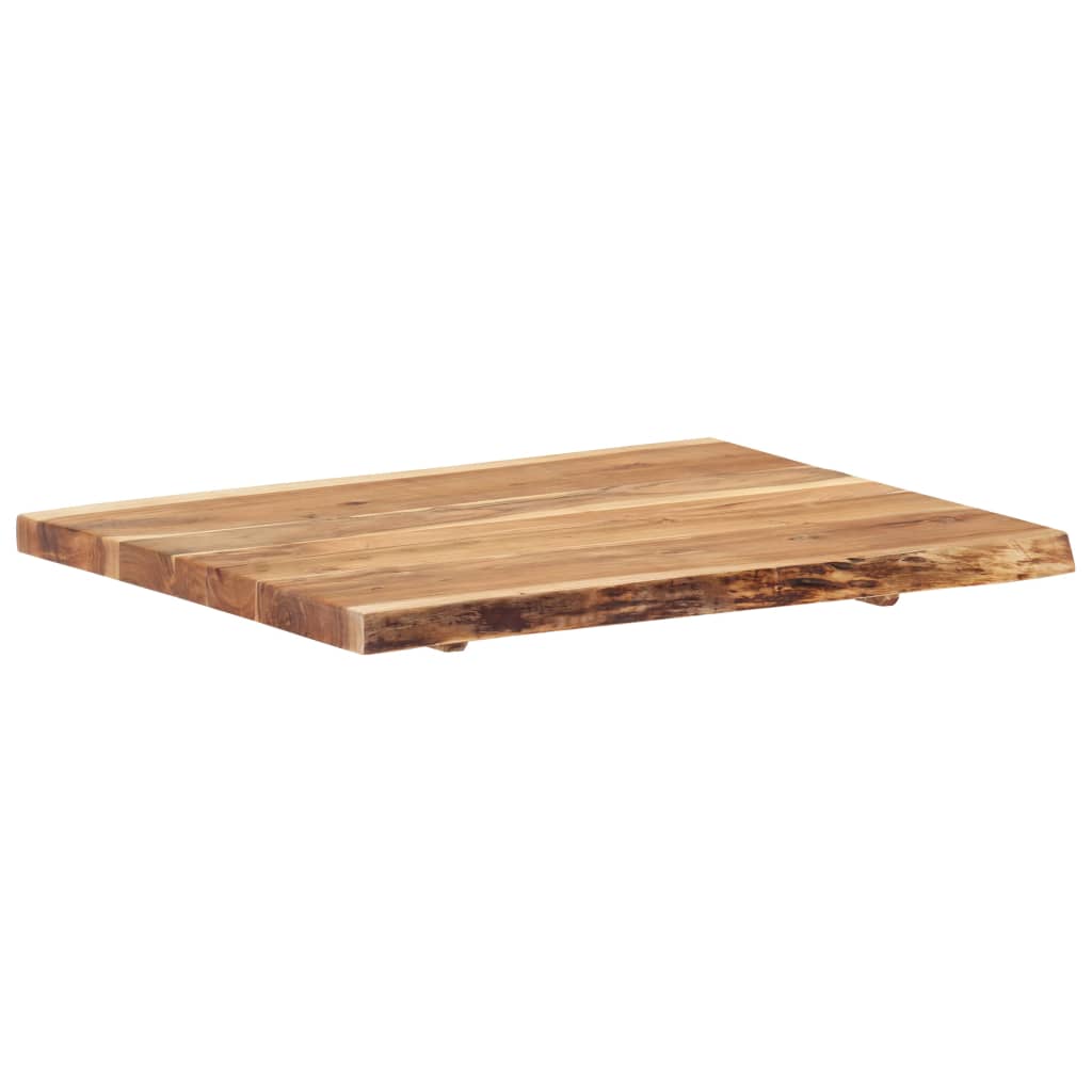 Dessus de table Bois d'acacia massif 80x(50-60)x3,8 cm - XIOS