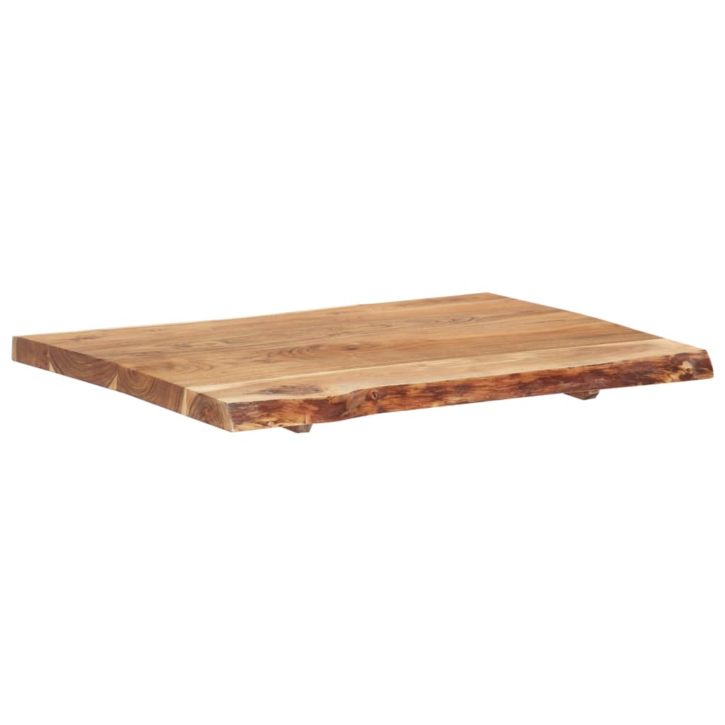 Dessus de table Bois d'acacia massif 80x(50-60)x3,8 cm - XIOS