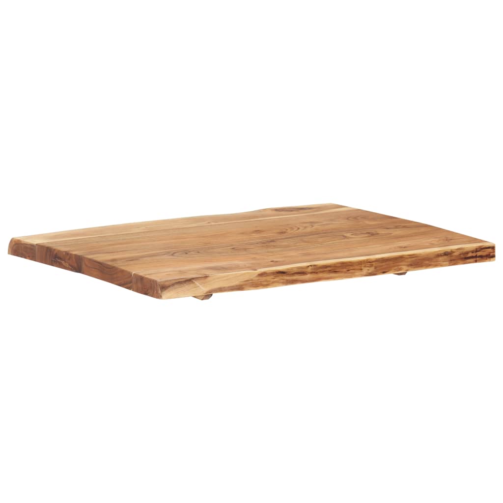 Dessus de table Bois d'acacia massif 80x(50-60)x3,8 cm - XIOS