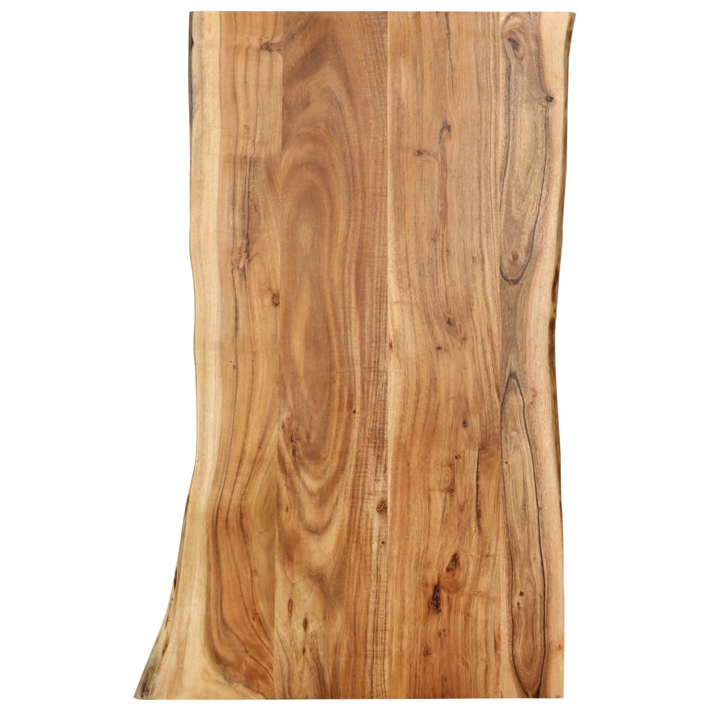 Dessus de table Bois d'acacia massif 100x(50-60)x2,5 cm - XIOS