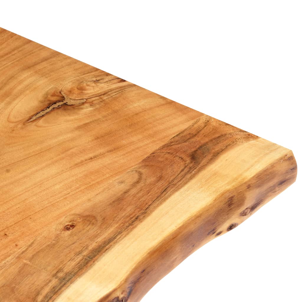 Dessus de table Bois d'acacia massif 100x(50-60)x2,5 cm - XIOS