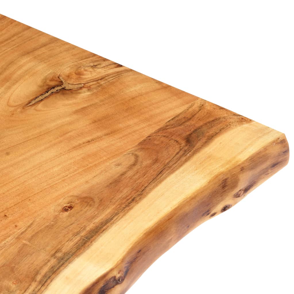 Dessus de table Bois d'acacia massif 100x(50-60)x3,8 cm - XIOS