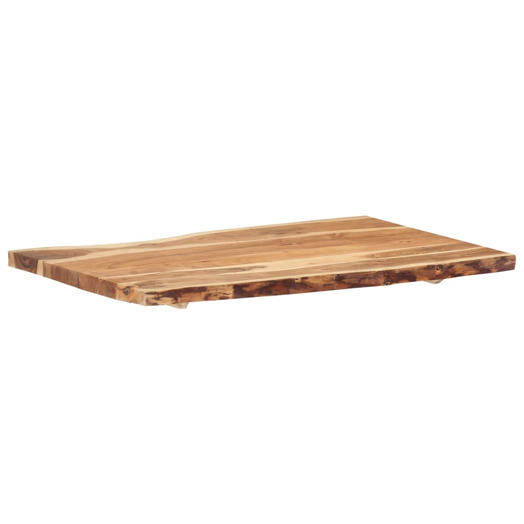 Dessus de table Bois d'acacia massif 100x(50-60)x3,8 cm - XIOS