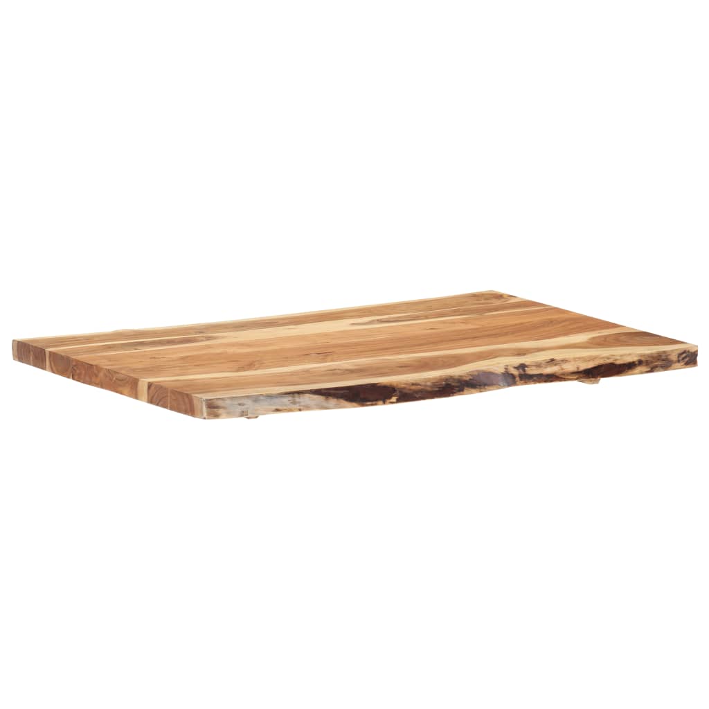 Dessus de table Bois d'acacia massif 100x(50-60)x3,8 cm - XIOS