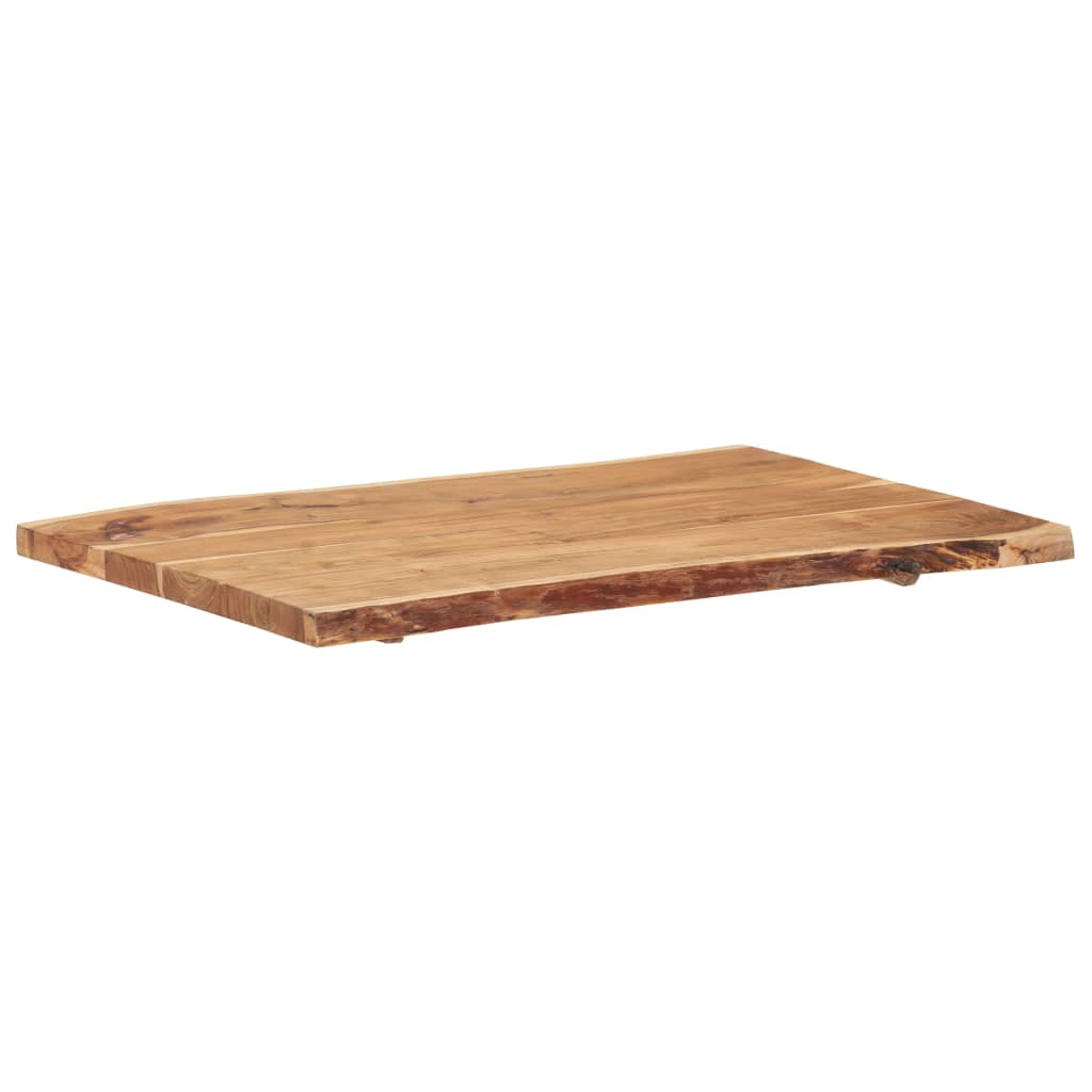 Dessus de table Bois d'acacia massif 100x(50-60)x3,8 cm - XIOS