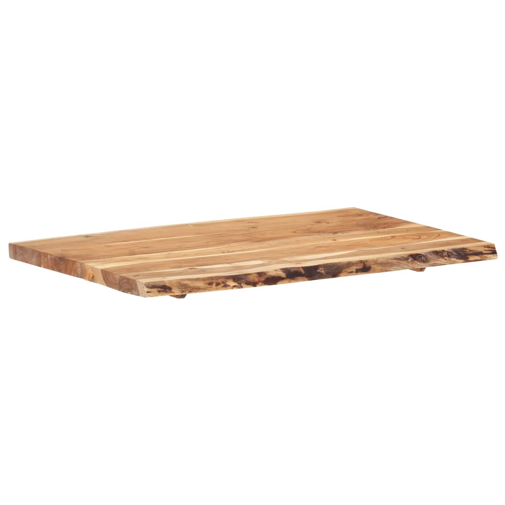 Dessus de table Bois d'acacia massif 100x(50-60)x3,8 cm - XIOS