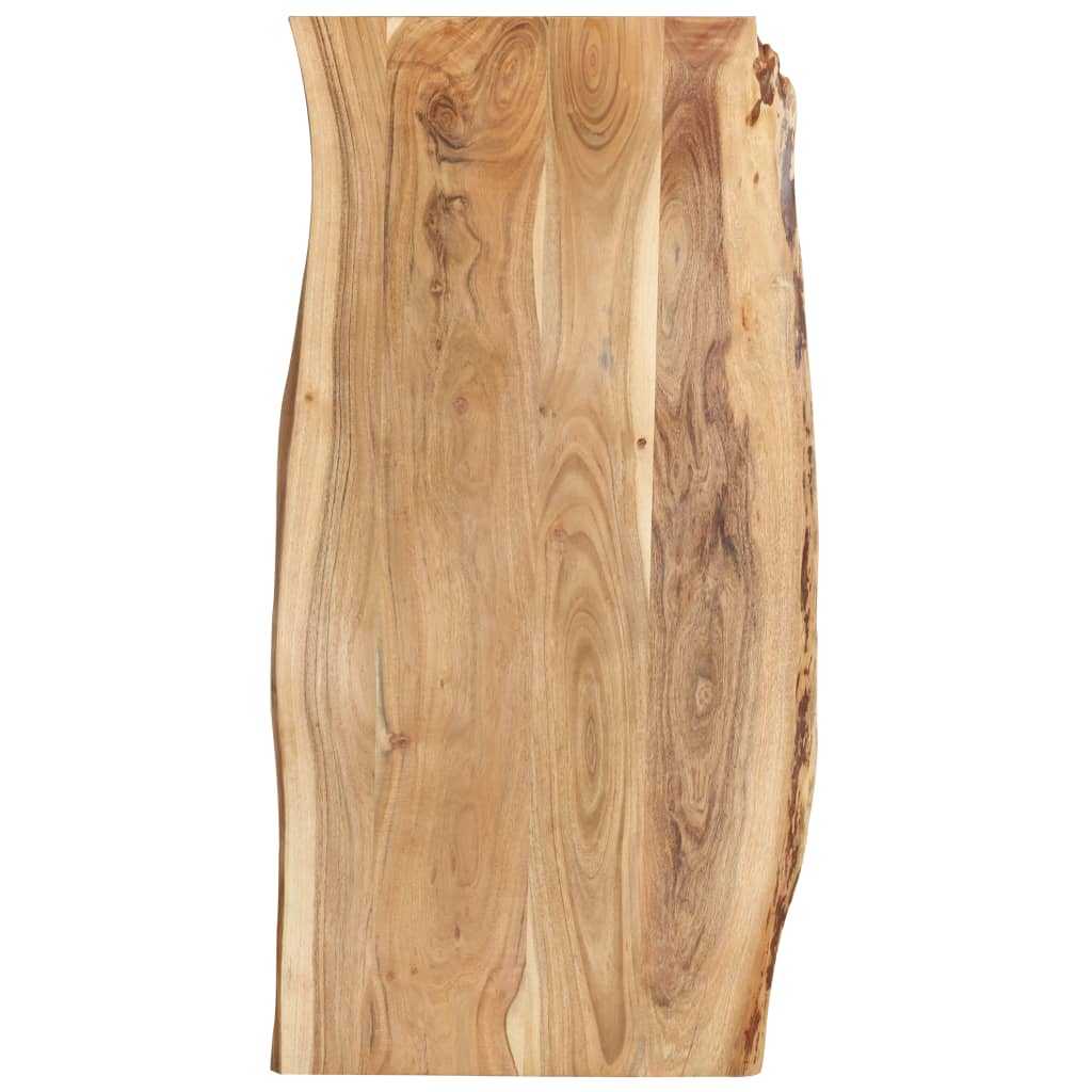 Dessus de table Bois d'acacia massif 118x(50-60)x2,5 cm - XIOS