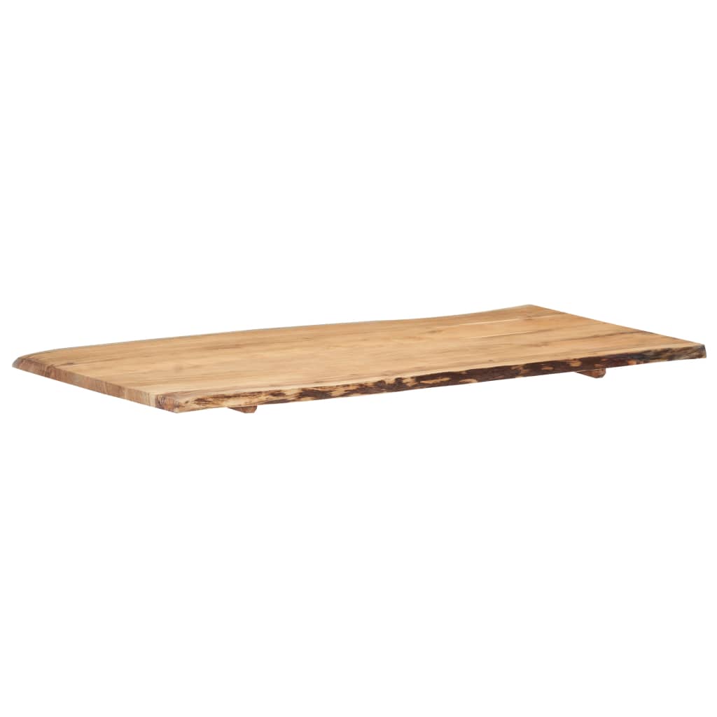 Dessus de table Bois d'acacia massif 118x(50-60)x2,5 cm - XIOS