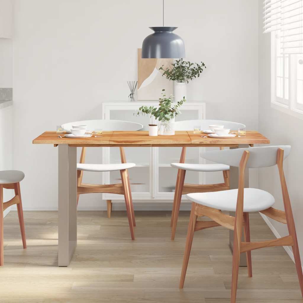 Table de salle à manger 140x70x76 cm Bois d'acacia solide - XIOS