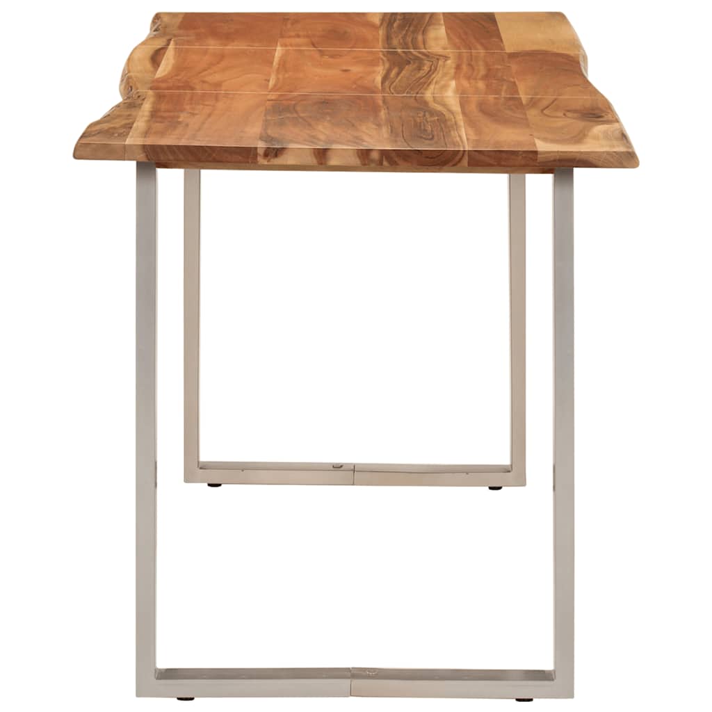 Table de salle à manger 140x70x76 cm Bois d'acacia solide - XIOS