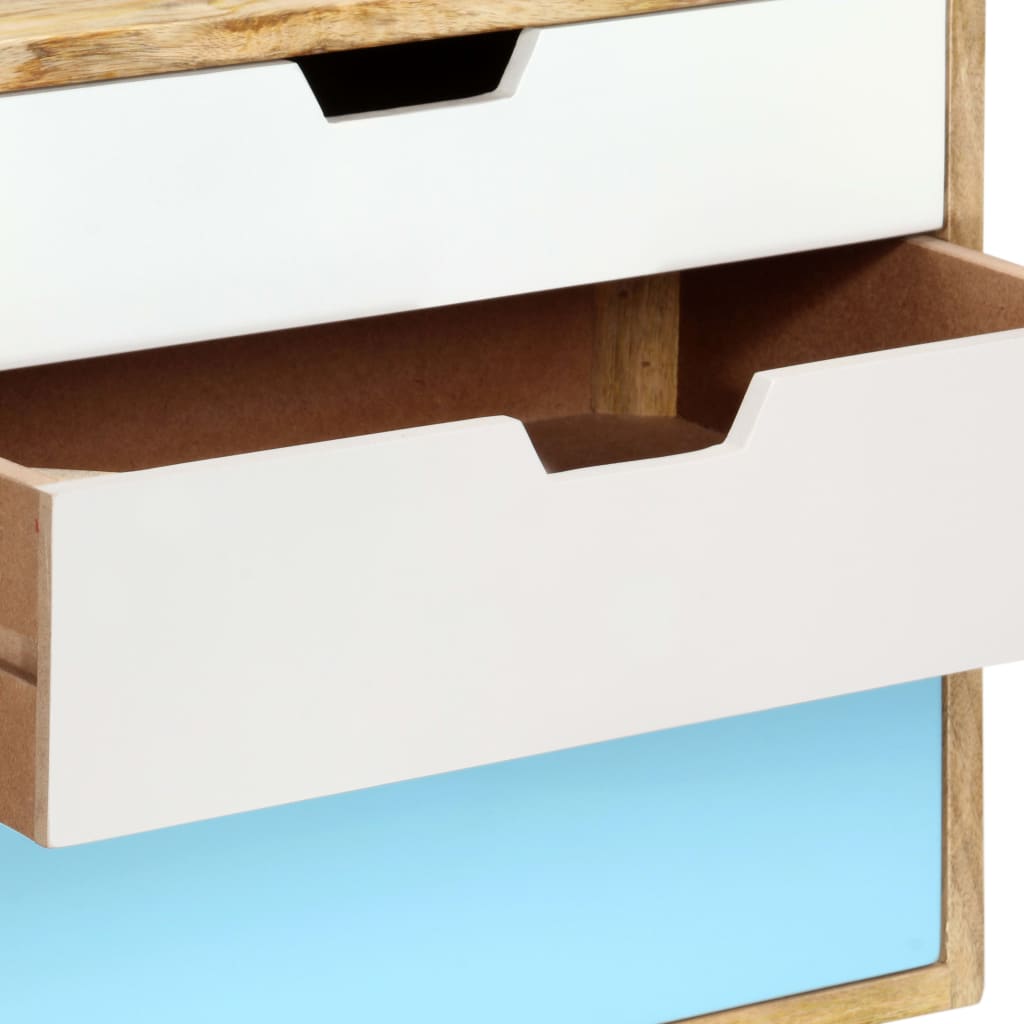 Table de chevet 47x35x63 cm Bois de manguier solide - XIOS