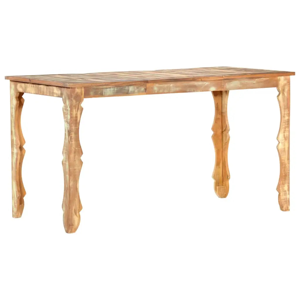 Table de salle à manger 140x70x76cm Bois de récupération massif - XIOS
