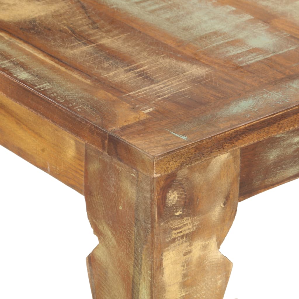 Table de salle à manger 160x80x76cm Bois de récupération massif - XIOS