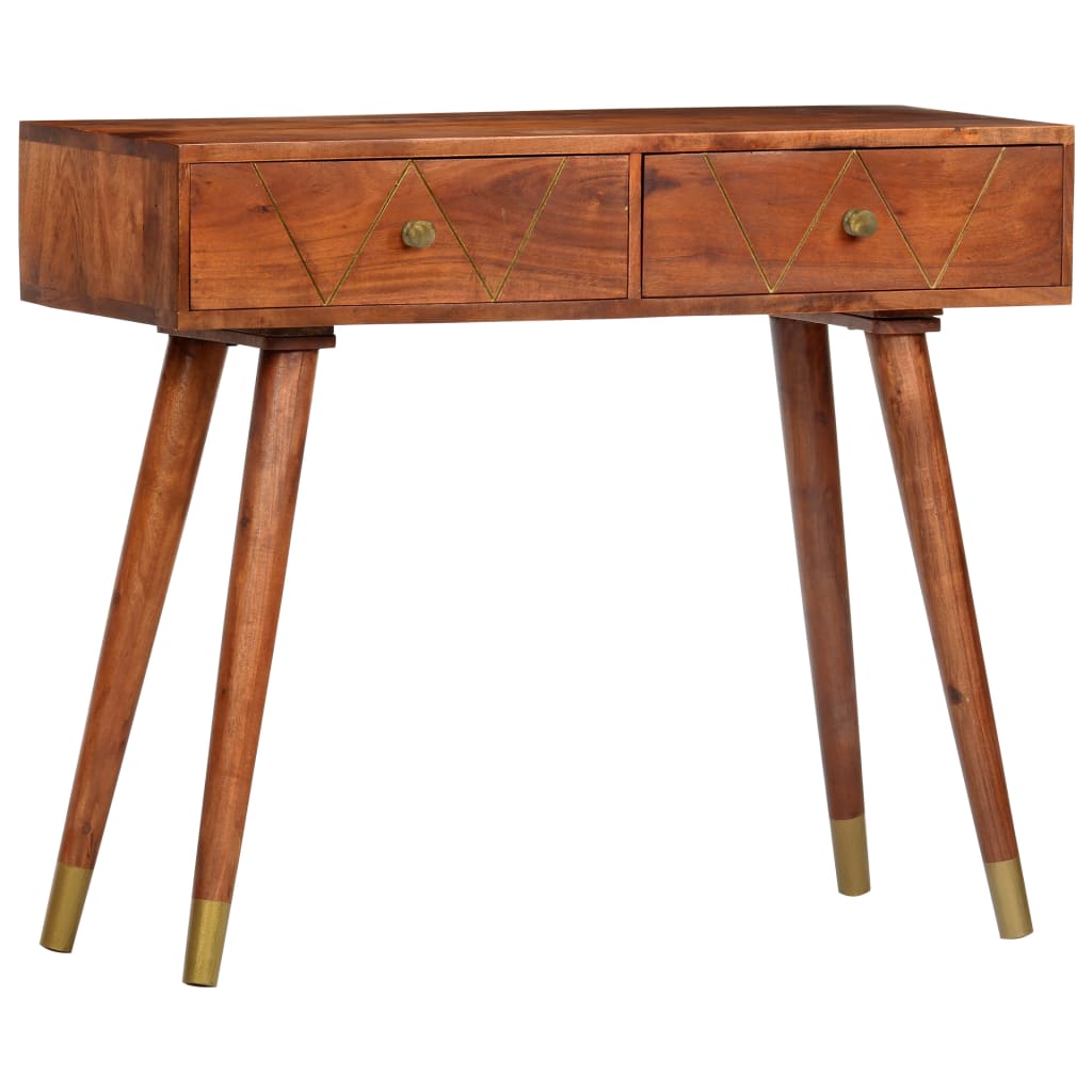 Table console 90x35x76 cm Bois d'acacia massif - XIOS