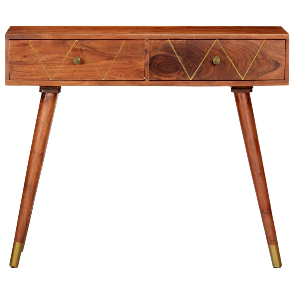 Table console 90x35x76 cm Bois d'acacia massif - XIOS