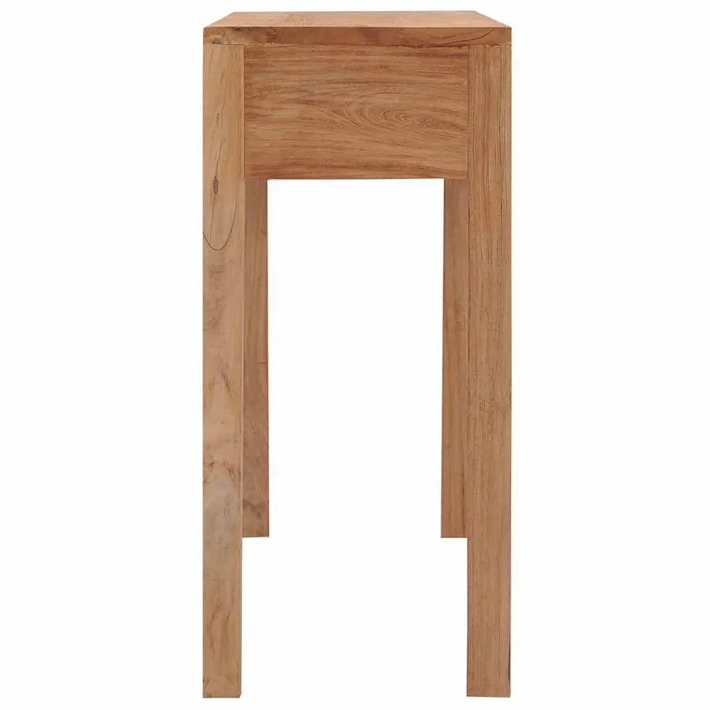 Table console 110x35x75 cm bois de teck solide - XIOS