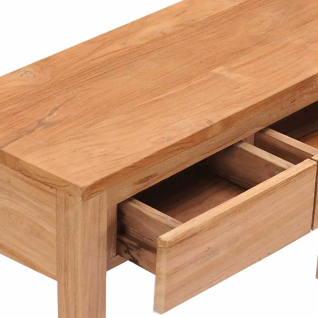 Table console 110x35x75 cm bois de teck solide - XIOS