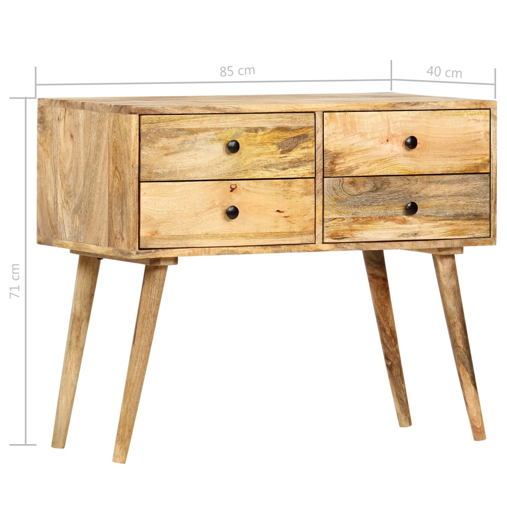 Buffet 85 x 40 x 71 cm Bois de manguier massif - XIOS