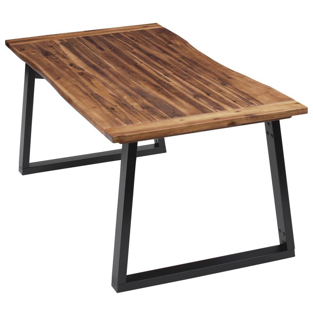 Table à manger Bois d'acacia massif 180x90 cm - XIOS